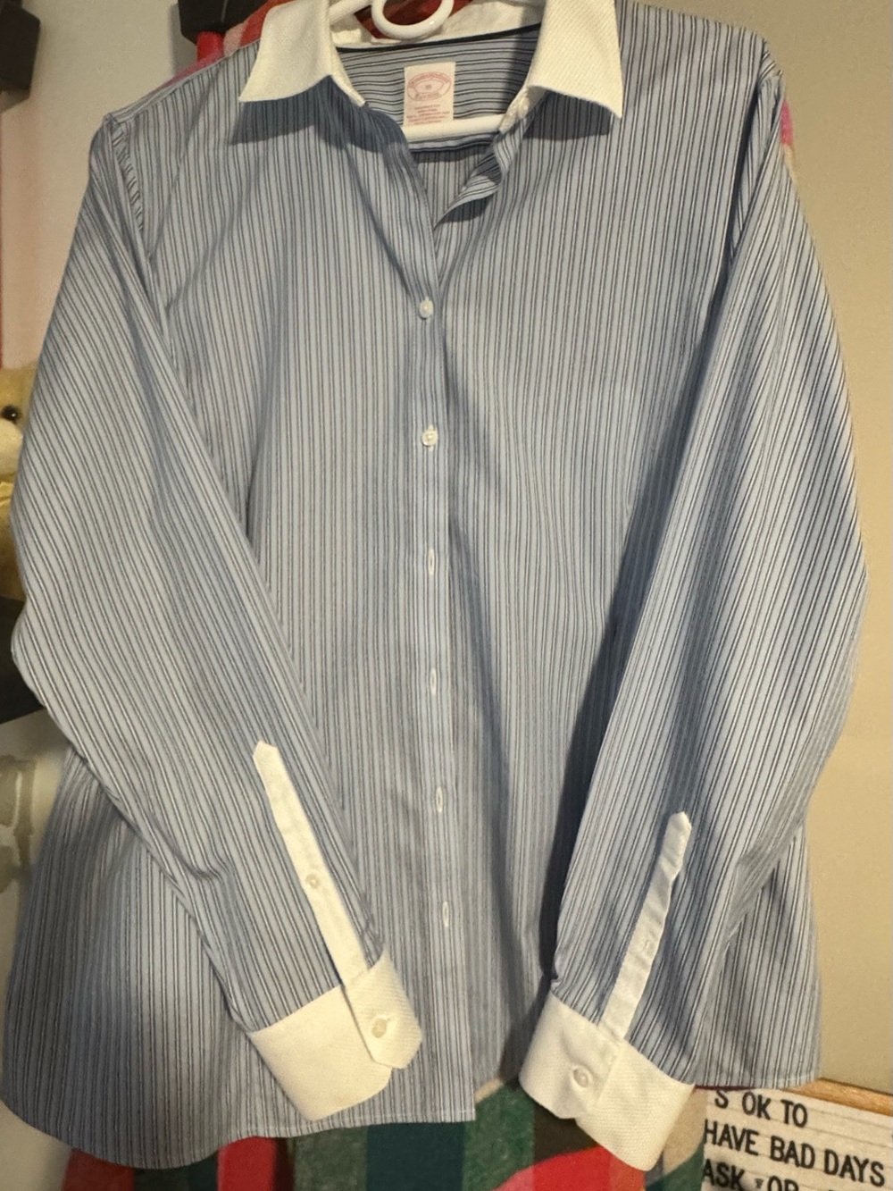 NWOT Brooks Brothers 1818 Red Fleece Collection Button Down Blouse